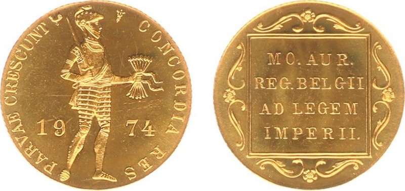 Netherlands - Gouden Dukaten - Gouden Dukaat 1974 - Proof