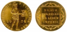 Netherlands - Gouden Dukaten - Gouden Dukaat 1974 - Proof