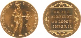 Netherlands - Gouden Dukaten - Gouden Dukaat 1974 - Proof
