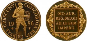 Netherlands - Gouden Dukaten - Gouden Dukaat 1986 - Proof