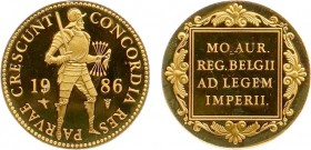 Netherlands - Gouden Dukaten - Gouden Dukaat 1986 - Proof