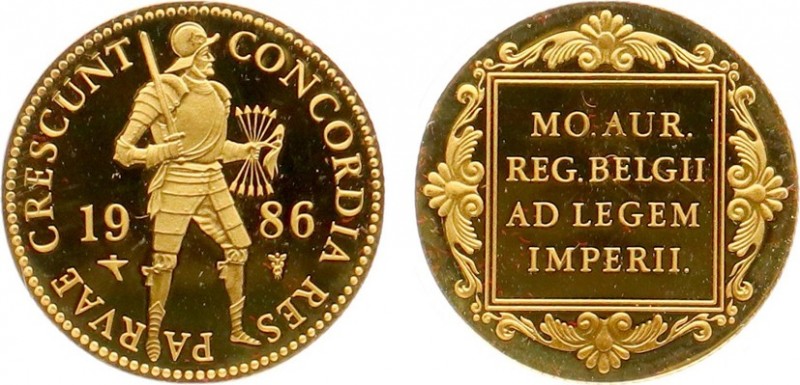 Netherlands - Gouden Dukaten - Gouden Dukaat 1986 - Proof