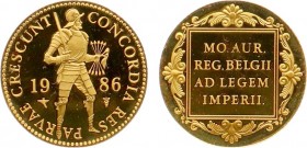 Netherlands - Gouden Dukaten - Gouden Dukaat 1986 - Proof