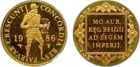 Netherlands - Gouden Dukaten - Gouden Dukaat 1986 - Proof