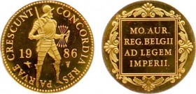 Netherlands - Gouden Dukaten - Gouden Dukaat 1986 - Proof