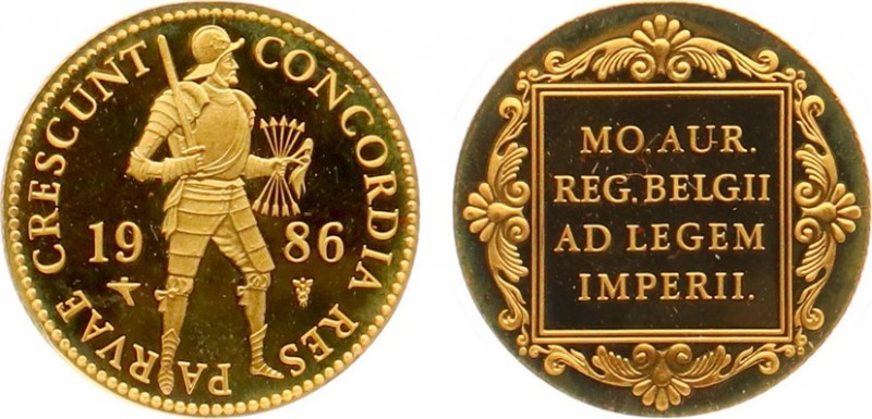 Netherlands - Gouden Dukaten - Gouden Dukaat 1986 - Proof