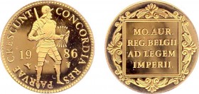 Netherlands - Gouden Dukaten - Gouden Dukaat 1986 - Proof