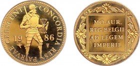 Netherlands - Gouden Dukaten - Gouden Dukaat 1986 - Proof