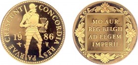 Netherlands - Gouden Dukaten - Gouden Dukaat 1986 - Proof