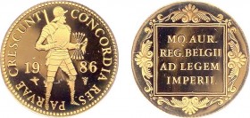 Netherlands - Gouden Dukaten - Gouden Dukaat 1986 - Proof