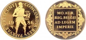 Netherlands - Gouden Dukaten - Gouden Dukaat 1986 - Proof