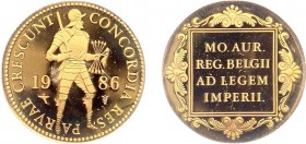 Netherlands - Gouden Dukaten - Gouden Dukaat 1986 - Proof