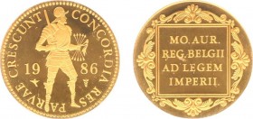 Netherlands - Gouden Dukaten - Gouden Dukaat 1986 - Proof