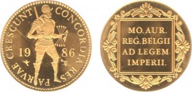 Netherlands - Gouden Dukaten - Gouden Dukaat 1986 - Proof