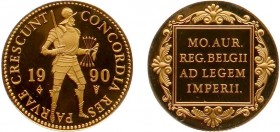 Netherlands - Gouden Dukaten - Gouden Dukaat 1990 - Proof