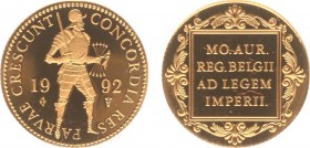 Netherlands - Gouden Dukaten - Gouden Dukaat 1992 - Proof