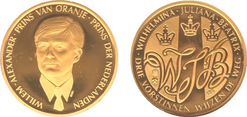 Netherlands - Penning Koninklijk Huis - Goud 3,47 gram - Proof