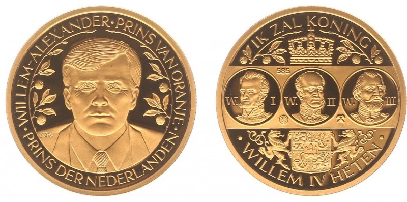 Netherlands - Penning Koninklijk Huis - Goud 3,47 gram .585 - Proof