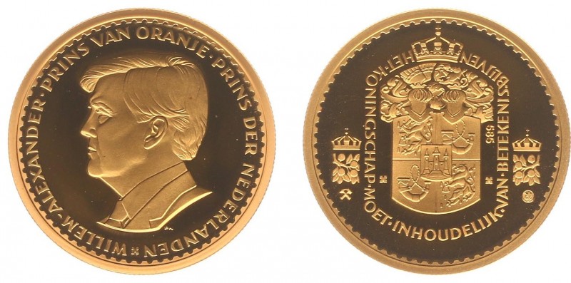 Netherlands - Penning Koninklijk Huis - Goud 3,47 gram .585 - Proof