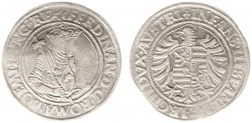 Austria - Empire - Ferdinand I (1521-1564) - Taler nd. (1541/42), Joachimstal, mm. half rosette / cloverleaf (Dav.8039, Schulten3854, Diet.127, Hal.10...