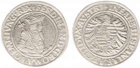 Austria - Empire - Ferdinand I (1521-1564) - Taler nd. (1541/42), Joachimstal, mm. half rosette / cloverleaf (Dav.8039, Schulten3854, Diet.127, Hal.10...