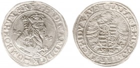 Austria - Empire - Ferdinand I (1521-1564) - Taler 1549, Joachimstal (Dav.8046, Dietiker148, Hal.113) - Obv: Half-length older bust right, sceptre on ...