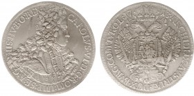Austria - Empire - Karl VI (1711-1740) - Taler 1713 (KM1552, Dav.1050) - Obv: Armoured bust right / Rev: Crowned double headed imperial eagle - 28.24 ...