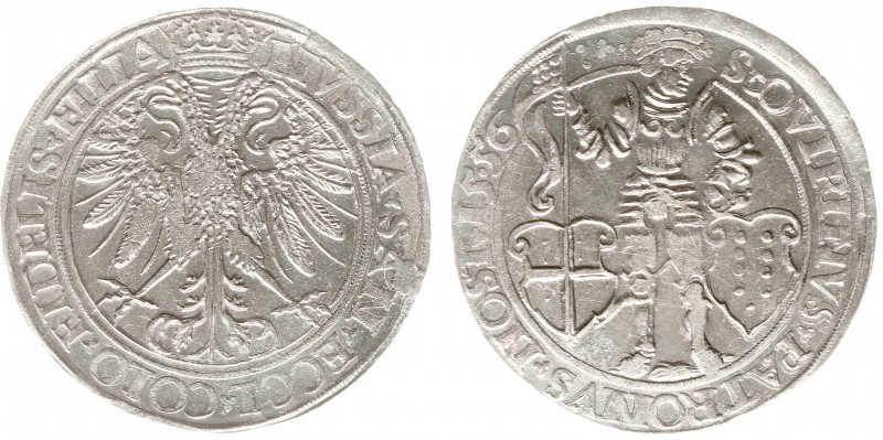 Deutschland - Staaten - Neuss - Taler 1556 (KM24, Noss26, Dav.9593) - Obv: Crown...