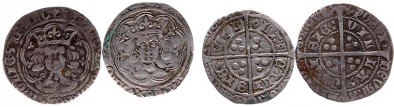 England - House of Lancaster (1399-1461) - Henry VI (1422-1461) - Groat nd., Ann...