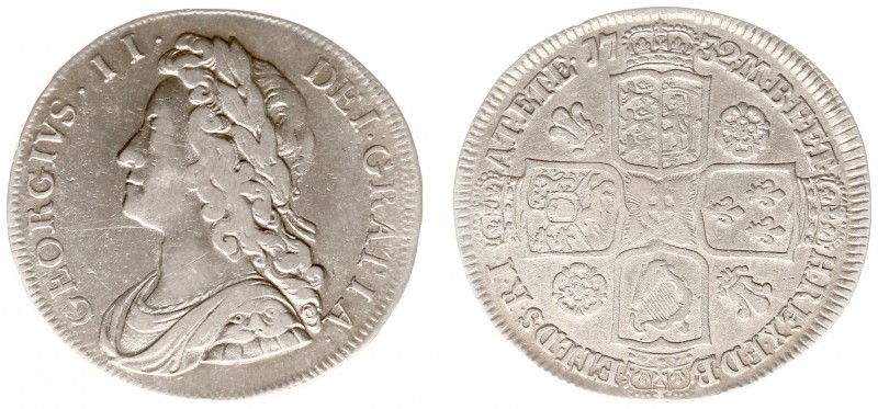 England - House of Hanover (1714-1901) - George II (1727-1760) - Halfcrown 1732 ...