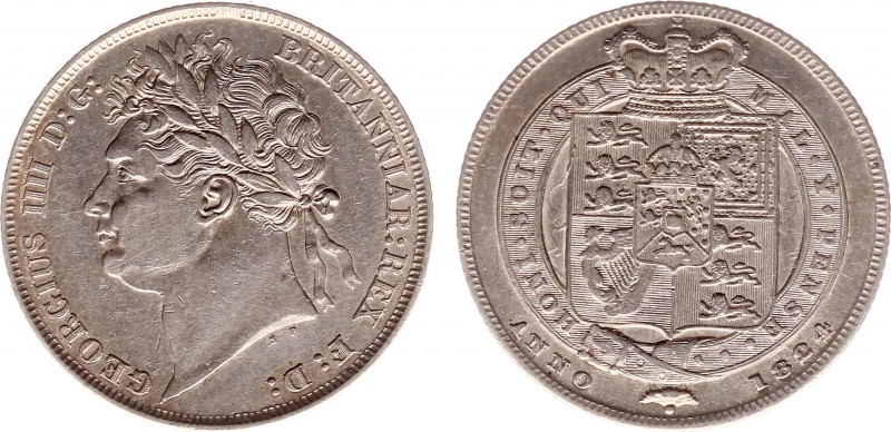 England - House of Hanover (1714-1901) - George IV (1820-1830) - Shilling 1824 (...