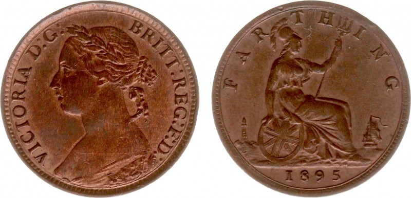 England - House of Hanover (1714-1901) - Victoria (1837-1901) - Farthing 1895 (K...