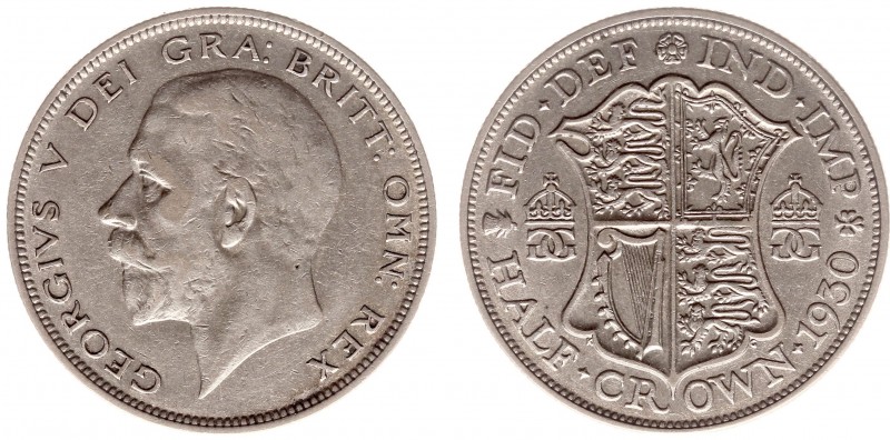 England - House of Windsor (1910- ) - George V (1910-1936) - Halfcrown 1930 (KM8...