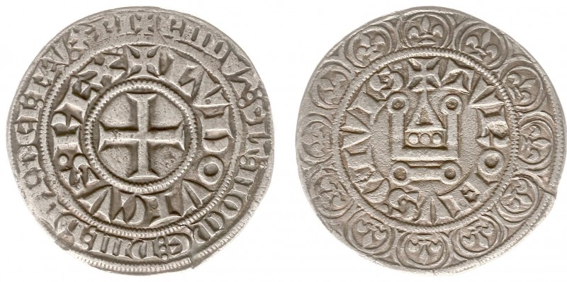 France - Royal (987-1793) - Louis IX (Saint Louis) (1226–1270) - Gros Tournois (...