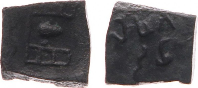 India - Ancient India - Pushkalavati Civic Coinage - Rectangular AE Karshapana (...