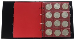 Canada - Albums with complete series 'Canadian Olympic Coins 1976' of silver 5 and 10 Dollars Olympic Games 1976 Montreal (28 pieces), added some othe...