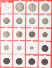 England - Collection George II Farthing to Crown, appr. 37 coins