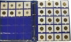 England - Collection England in album with many silver coins