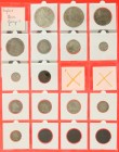 England - Collection Anne and George I: Farthing to Crown, total 23 pieces