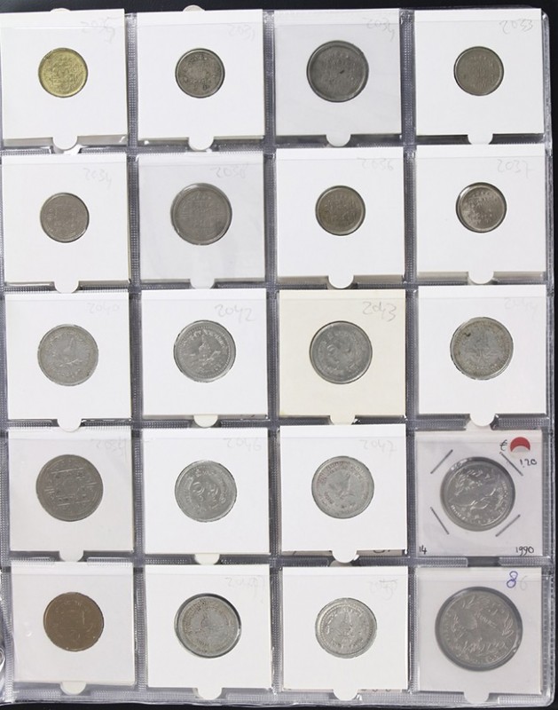 World coins - Collection coins of Moldova, Montenegro, Morocco, Muscat & Oman, M...