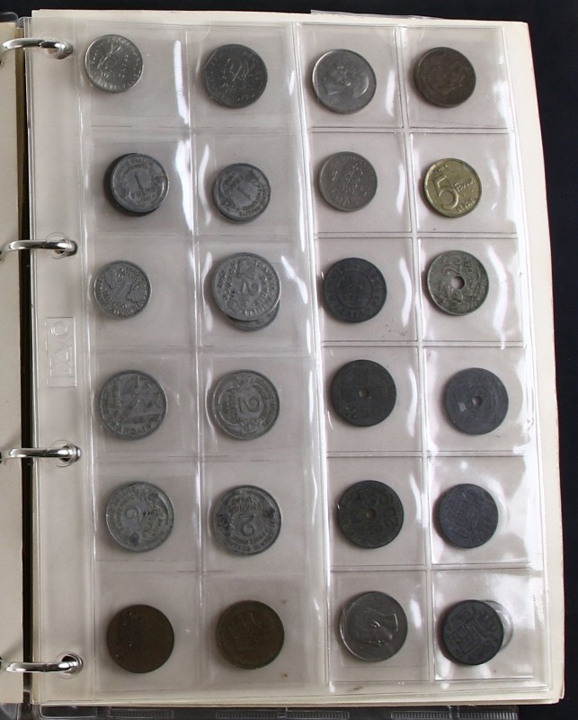 World coins - Collection World coins in album incl. USA, Germany, Netherland etc...