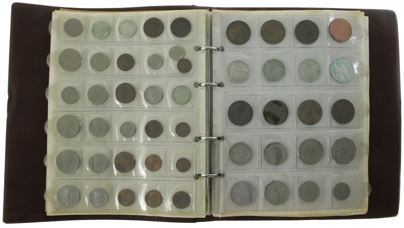 World coins - Collection world coins in album a.w. Australia, New Zealand, Canad...