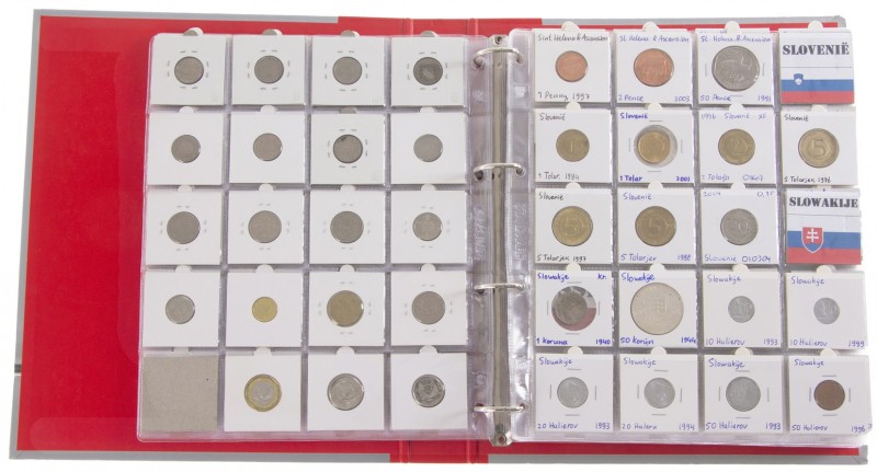 World coins - Collection coins of R-W incl. Romania, Seychelles, USSR, Spain, Tu...