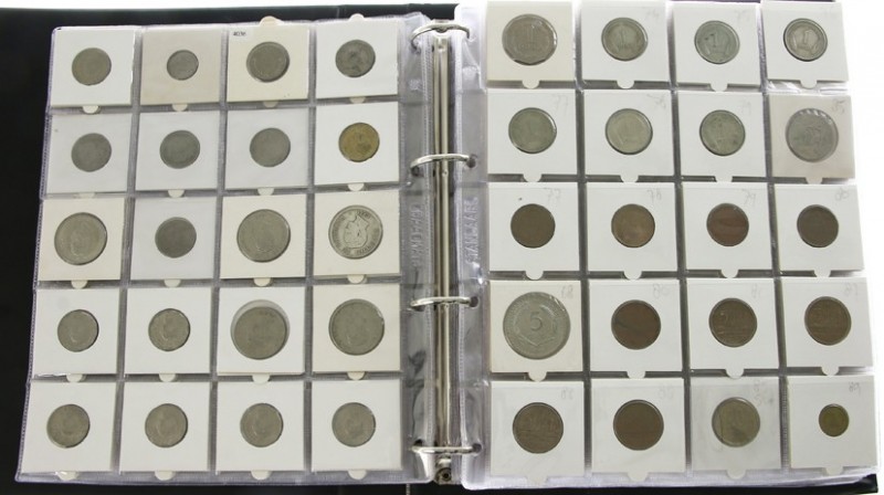 World coins - Collection coins of Colombia, Comores, Congo, Costa Rica, Croatia ...