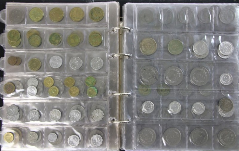 World coins - Collection coins Asia and Middle East and some Africa in album