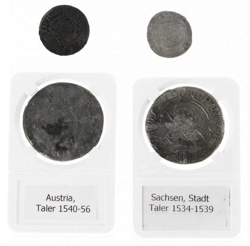 German States - Lot with 4 German coins: Jülich-Berg 4 Albus cölsch nd. (Noss602...