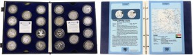 World coins - Collection UNICEF 'International Year of the Child Coin Program' with 30 silver Proof coins of the world incl. China 35 Yuan 1979 (KM8) ...