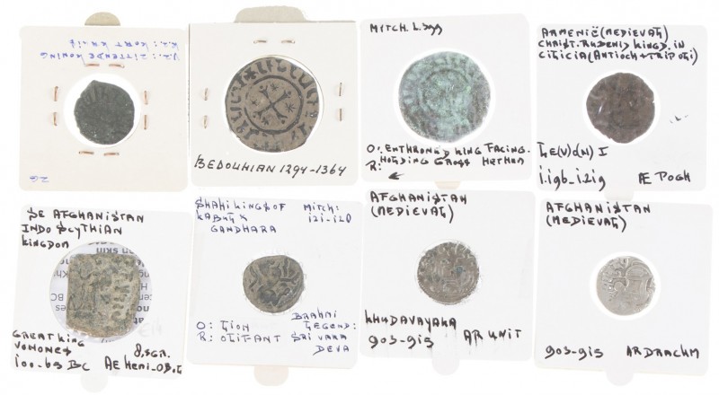 World coins - Mixed lot of Oriental coins incl. Indo-Scythian, Shahis of Ohind a...