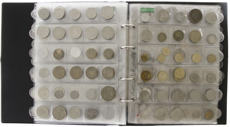 World coins - Collection world coins in album incl. Morocco and Egypt