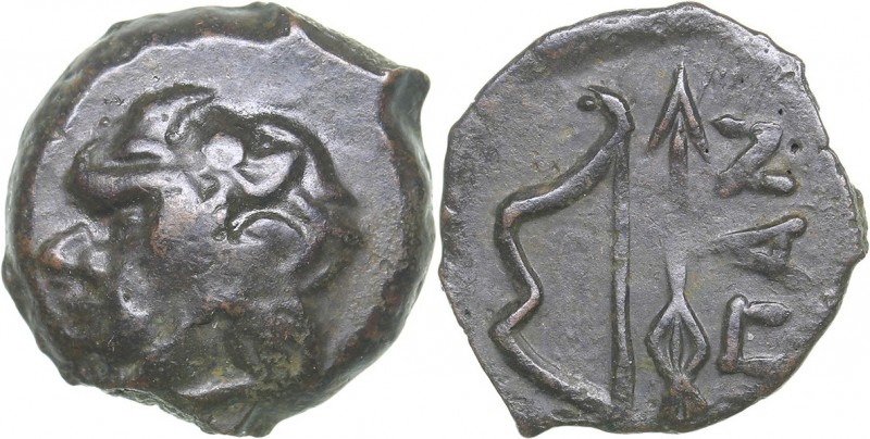 Bosporus Kingdom, Pantikapaion Æ obol Ca. 275-245 B.C.
2.25 g. 13mm. VF+/XF- Pe...